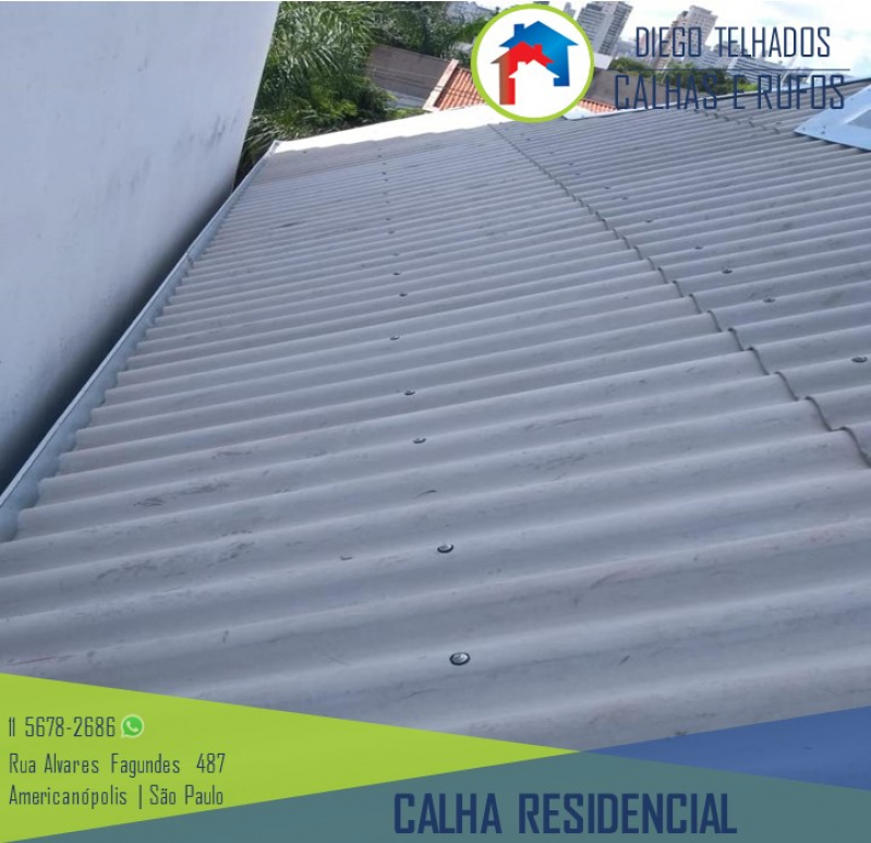 Calha com 6 Metros Fabricante Ipiranga - Calha Moldura