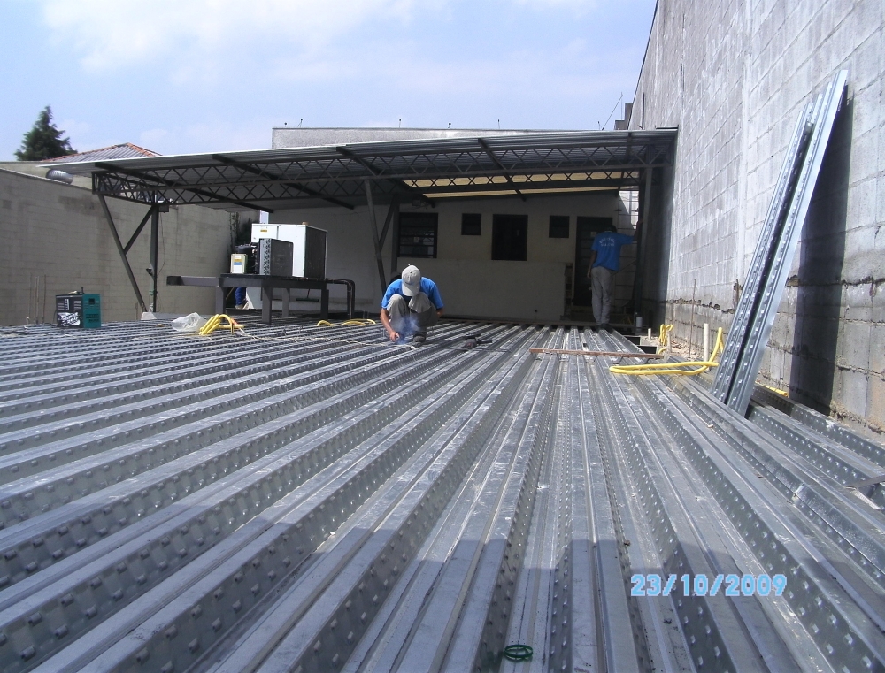 Empresa de Mezanino em Steel Deck Saúde - Mezanino em Lajes com Isopor