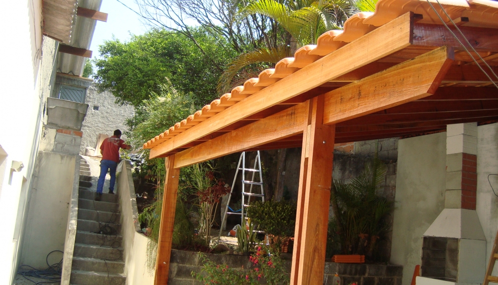 Estruturas em Madeiras Casa Verde - Cobertura com Estrutura de Madeira