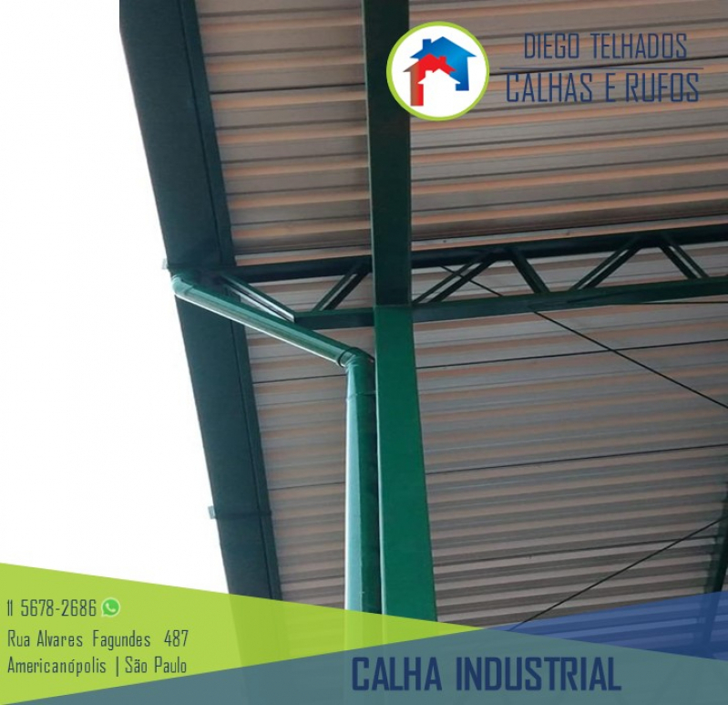 Fábrica de Calha Galvalume para Telhado Jardim Paulistano - Calha Galpão