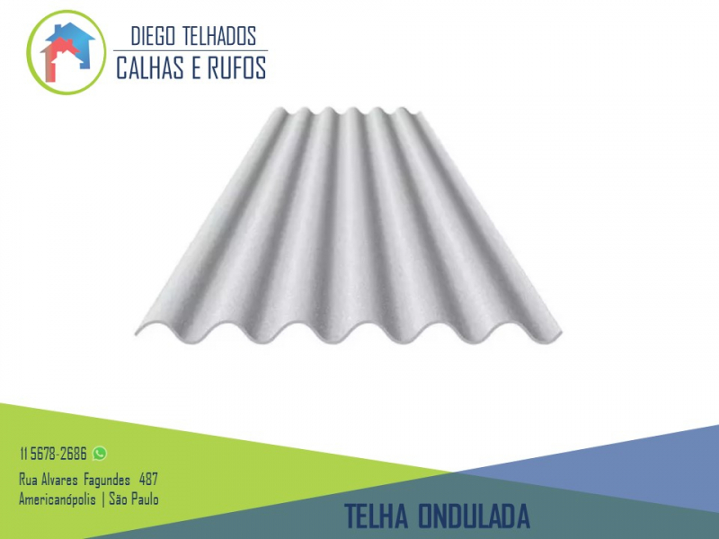 Telha Ondulada Fabricante Sacomã - Telha Trapezoidal Sanduíche