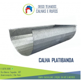 calha platibanda preço Lapa