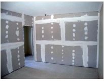 fechamento lateral com drywall preço Pedreira