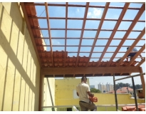 orçamento para estrutura de madeira Ibirapuera