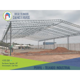 perfil metálico para telhado industrial preço São Bernardo do Campo