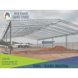 perfil metálico para telhado industrial Campo Grande