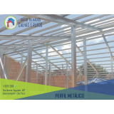perfil para telhado metalico preço Santo André